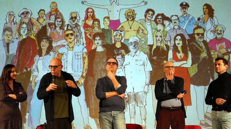 Con Virzì e Bruni a Livorno è già Ferragosto «Sempre un godimento tornare qui». E l'annuncio dal palco di un prossimo film insieme