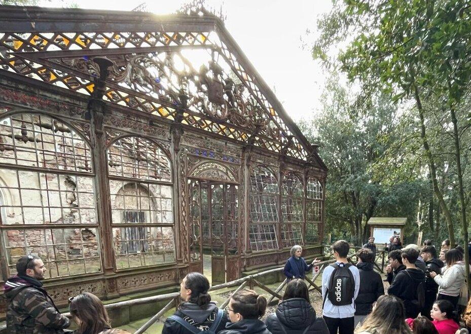 La storica serra (giardino d’inverno) in ferro battuto dei fratelli Gambaro del 1871 riportata a nuova vita nel parco di Villa Maurogordato di Monterotondo