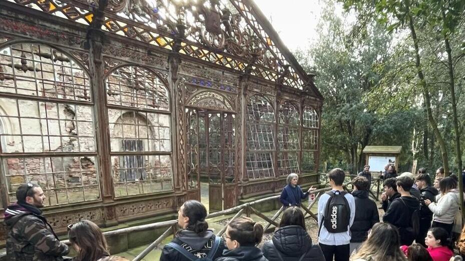 La storica serra (giardino d’inverno) in ferro battuto dei fratelli Gambaro del 1871 riportata a nuova vita nel parco di Villa Maurogordato di Monterotondo