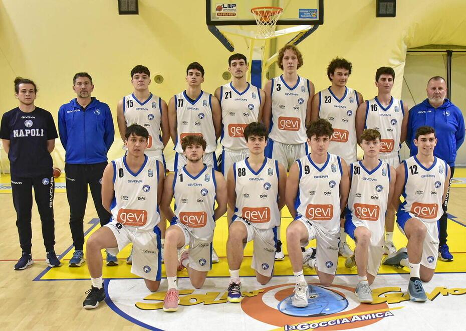 La formazione della Gevi Napoli, già matematicamente fuori dai giochi della Coppa Carnevale 2024 (foto Paolo Barlettani)