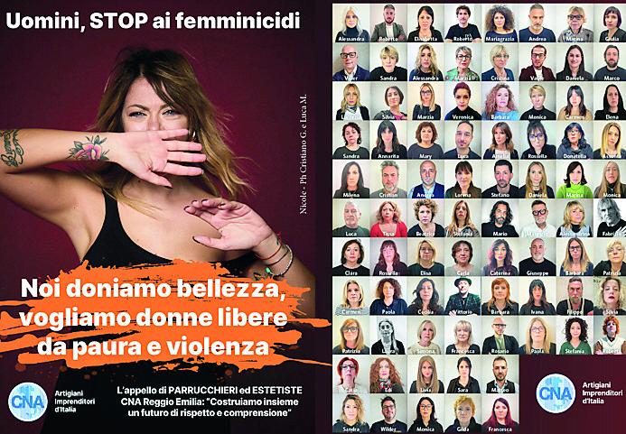 I parrucchieri e gli estetisti di Reggio Emilia contro la violenza sulle donne