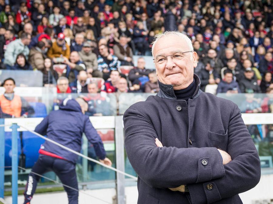 
	Il mister del Cagliari Claudio Ranieri

