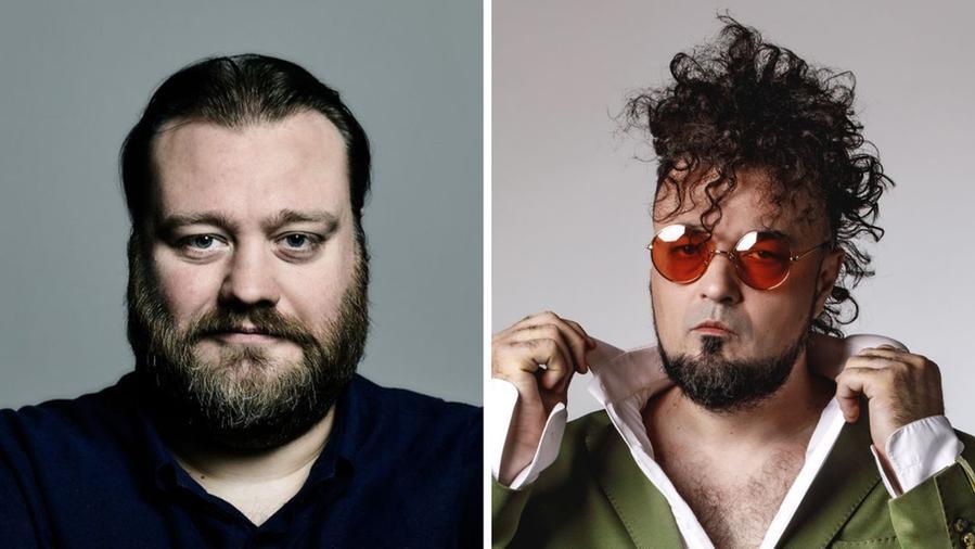 Da sinistra Stefano Fresi ed Enrico Melozzi