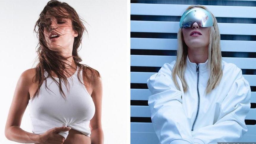 Da sinistra Clara e Mara Sattei