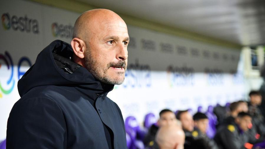 Il tecnico della Fiorentina Vincenzo Italiano 
