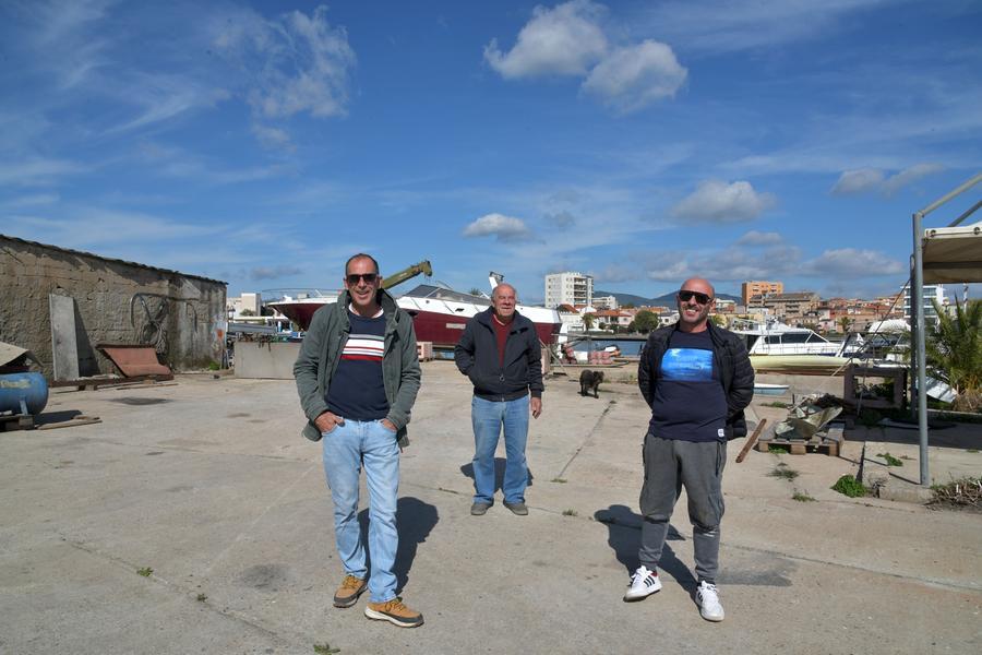 
	Da sinistra Massimo, Michele e Antonio Moro

