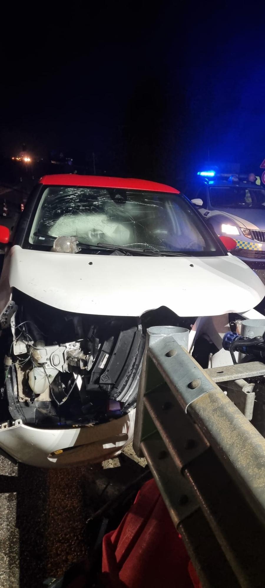 Porto Torres, si schianta contro il guard-rail: grave una persona
