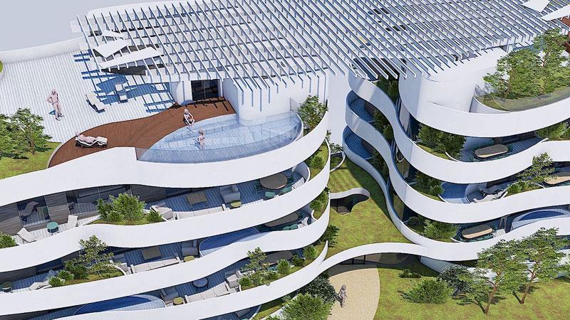 Il rendering del progetto