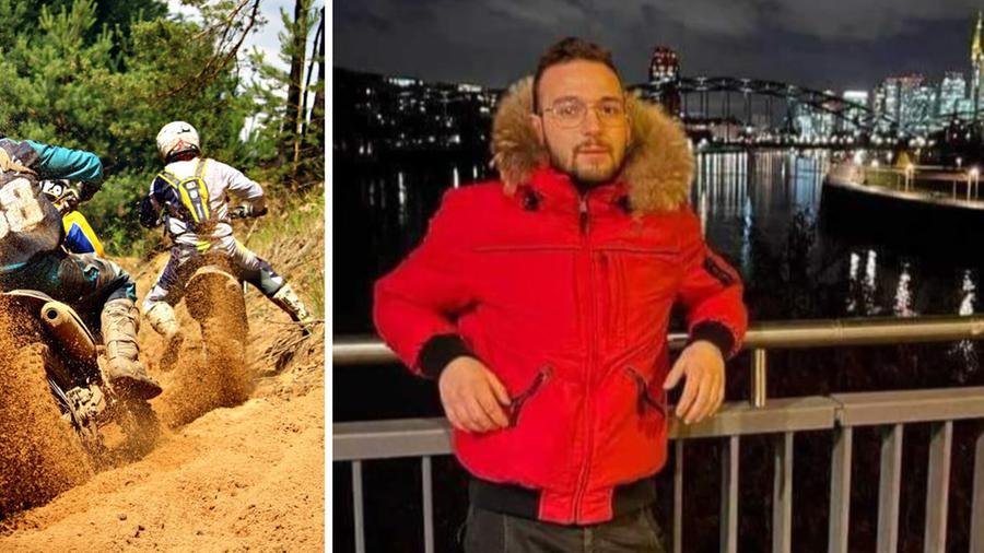 Catena tesa tra due alberi, muore a 25 anni: faceva motocross con gli amici