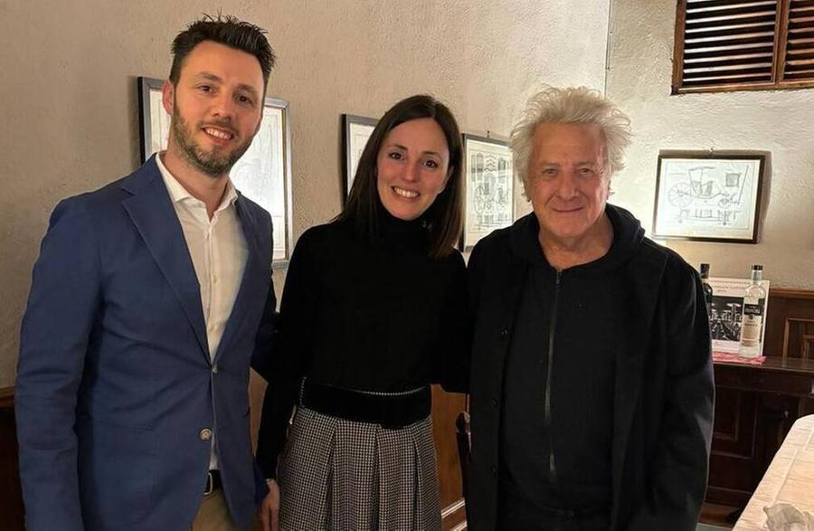 
	ll divo del cinema con Corrado e Lucia Pacini

