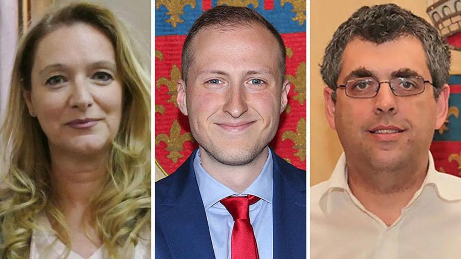 Da sinistra: Ilaria Bugetti, Marco Biagioni e Simone Faggi 