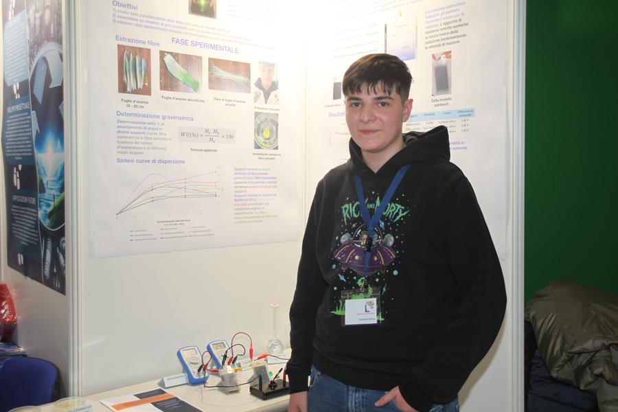 
	Daniele Pinna studente dell'Istituto tecnico industriale G.M. Angioy di Sassari

