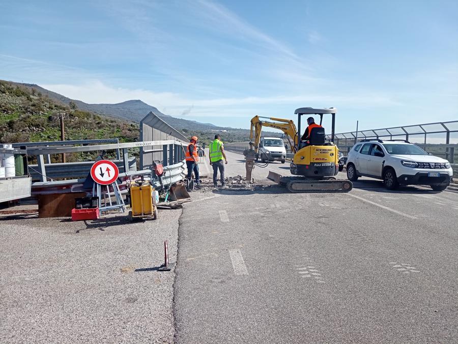 
	I lavori nel viadotto sul rio S'Adde

