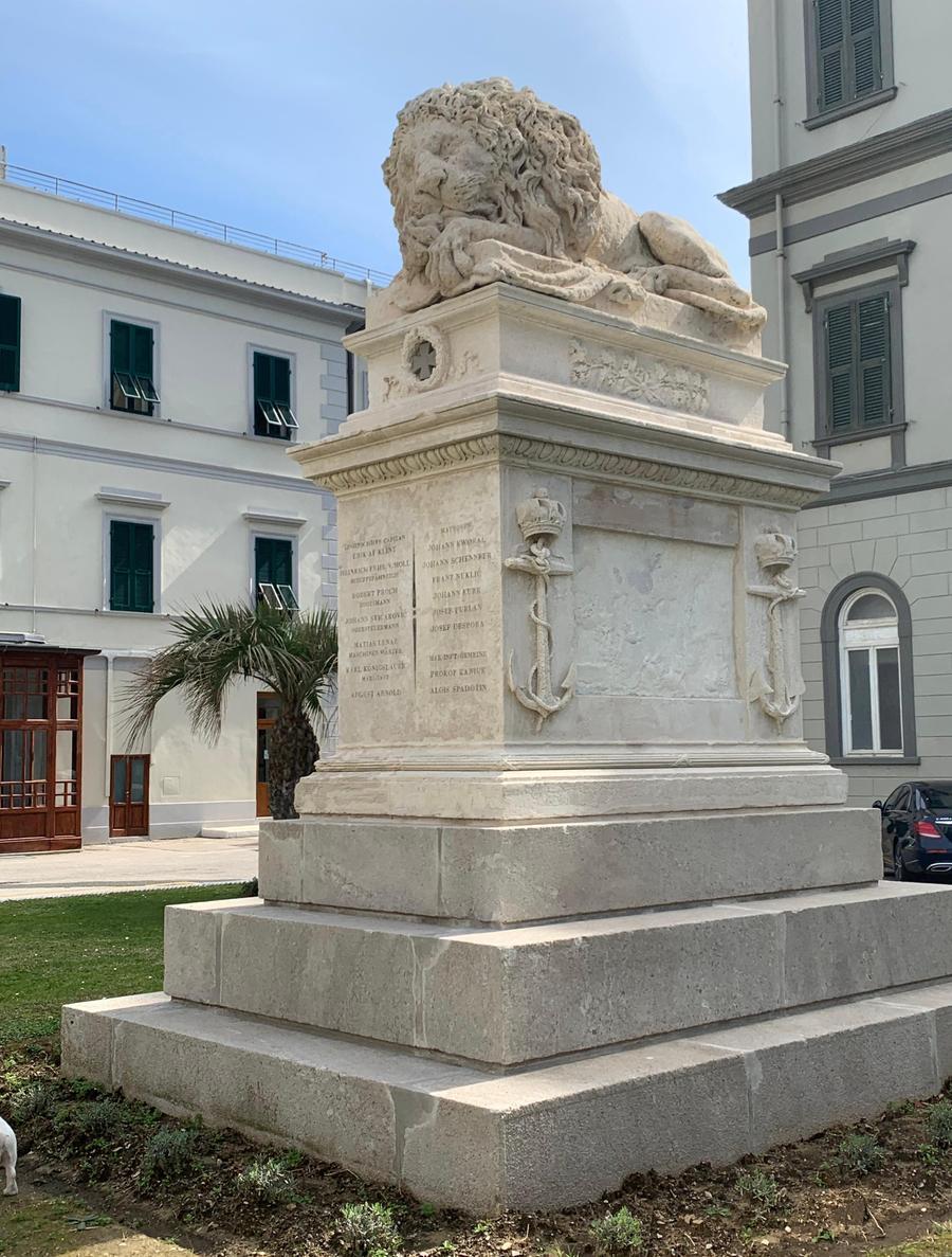 Accademia navale di Livorno, restaurato il Leone di Lissa: è un pezzo di storia