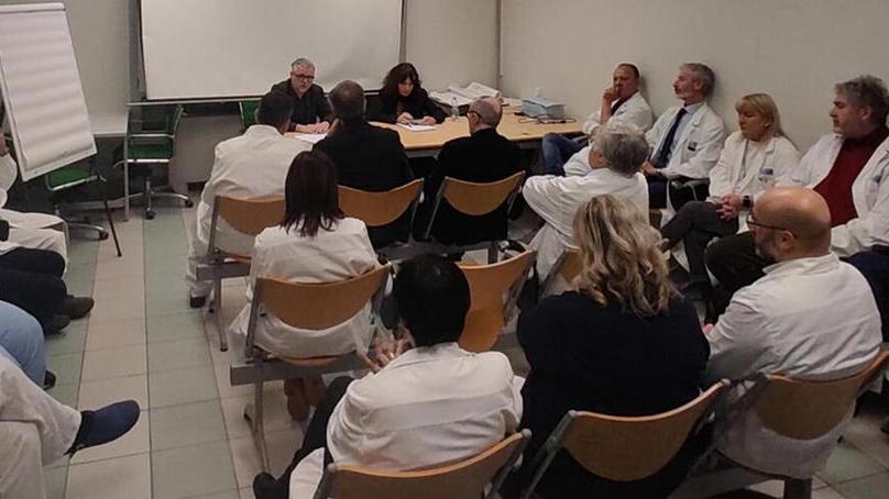 Un momento dell’incontro di ieri