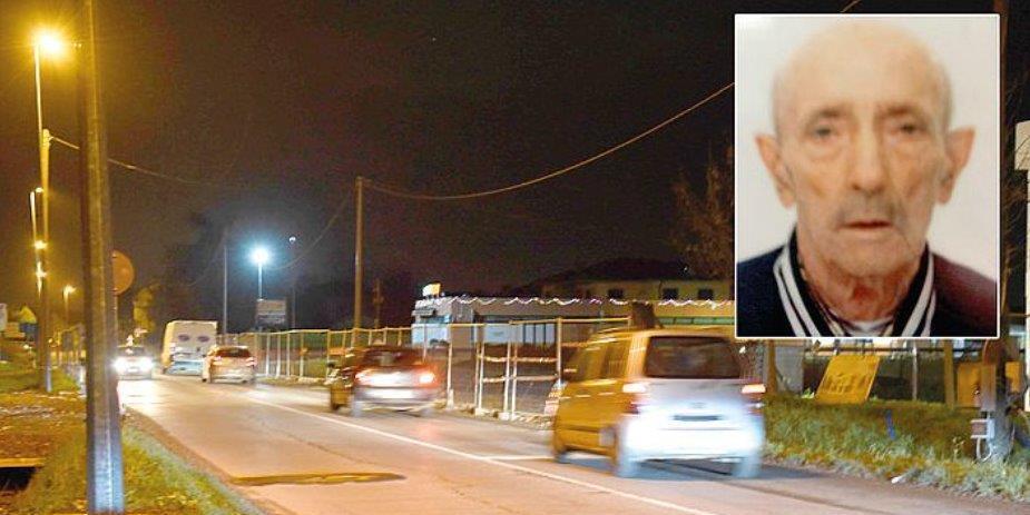 Il luogo dell’incidente mortale e nel riquadro Mario Amelio Coli