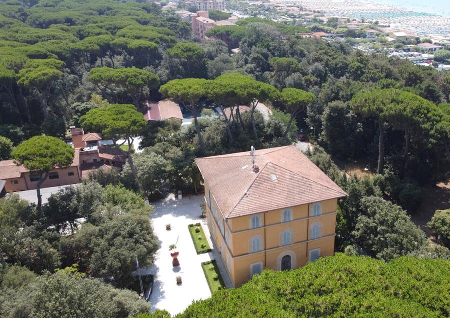 Villa e parco della Versiliana visti dall’alto