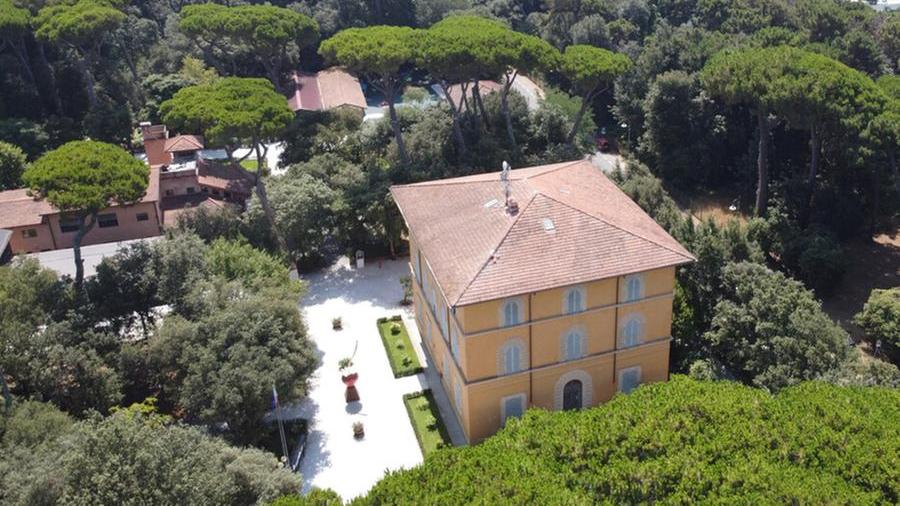 Villa e parco della Versiliana visti dall’alto