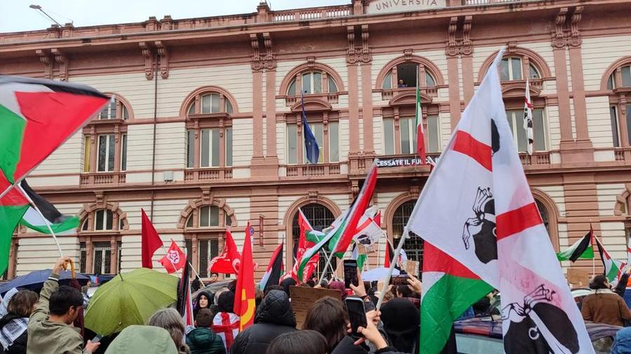 A Sassari corteo studentesco contro la guerra in Palestina e la riforma Valditara