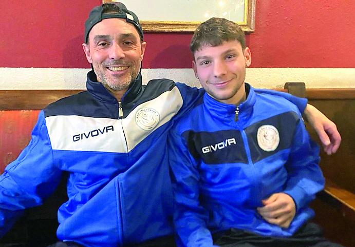 Franco imposta, Giacomo fa gol: padre e figlio con la stessa maglia
