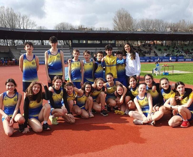 La squadra dell’Atletica Prato al Ridolfi di Firenze