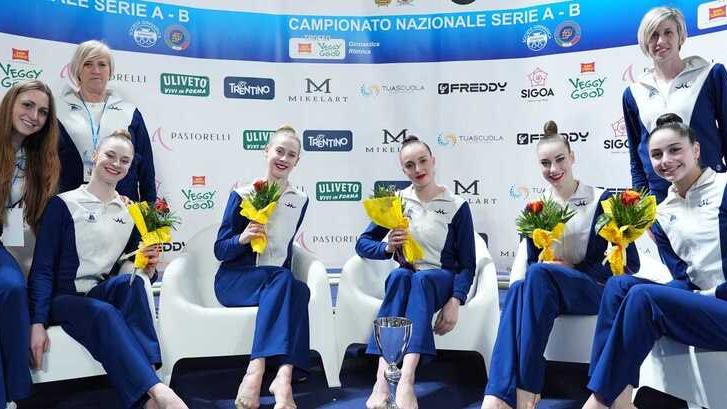 Le ginnaste viareggine ad Ancona