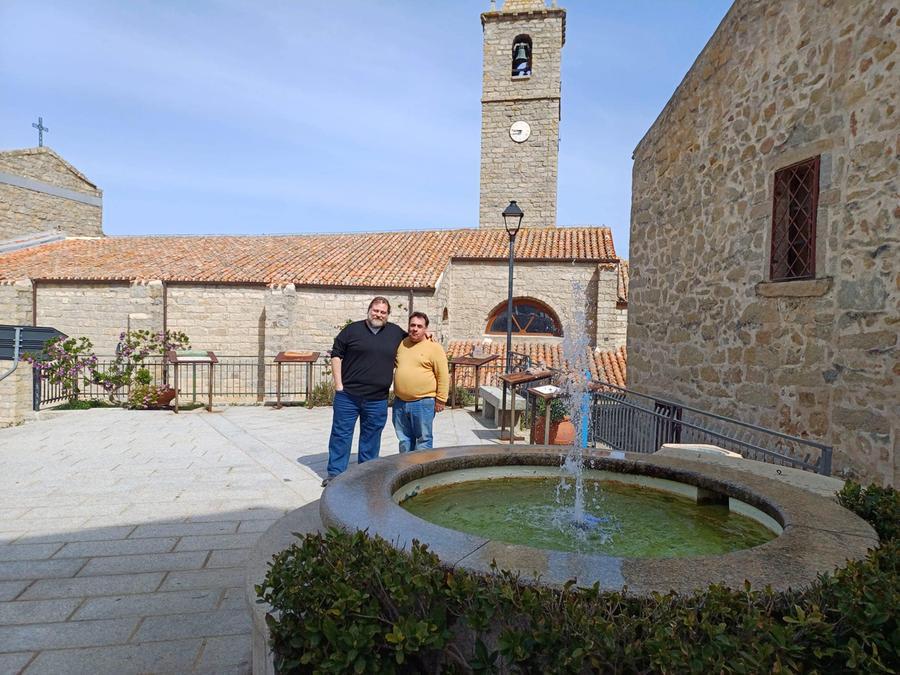 Per Stefano Fresi inizio di primavera nel suo Luogosanto