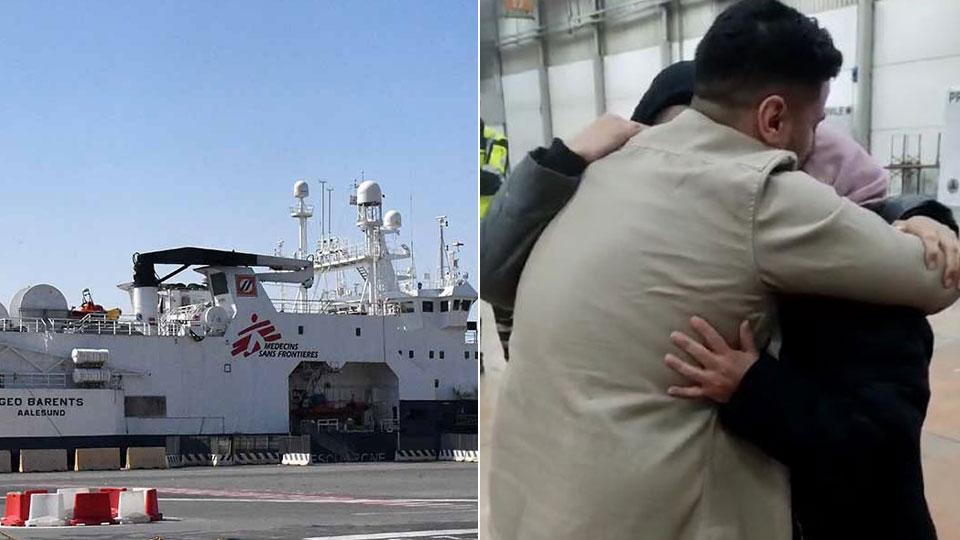 Migranti a Carrara, fermo di 20 giorni alla Geo Barents e quegli abbracci che sono a rischio – Video