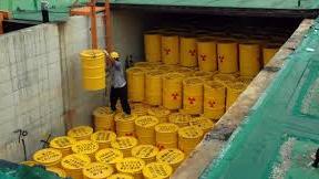 Un deposito di scorie radioattive