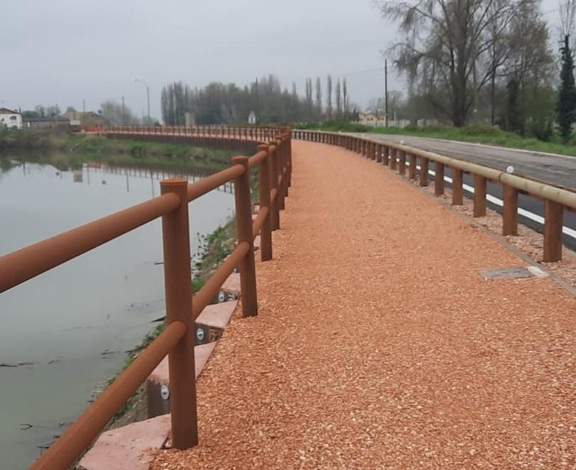 Pronta la pista ciclabile che collega Sabbioncello San Vittore a Villa Mensa