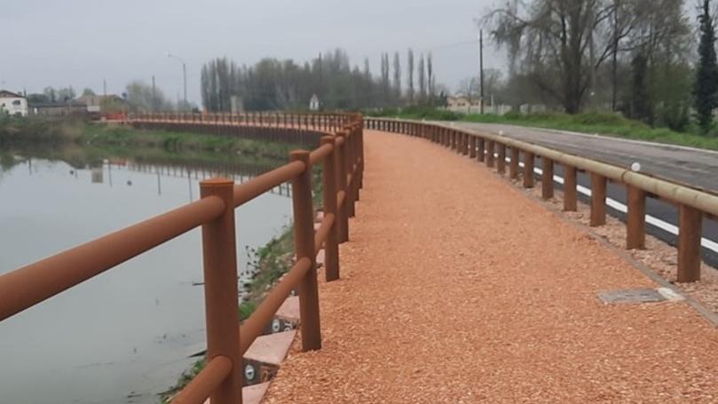 Pronta la pista ciclabile che collega Sabbioncello San Vittore a Villa Mensa