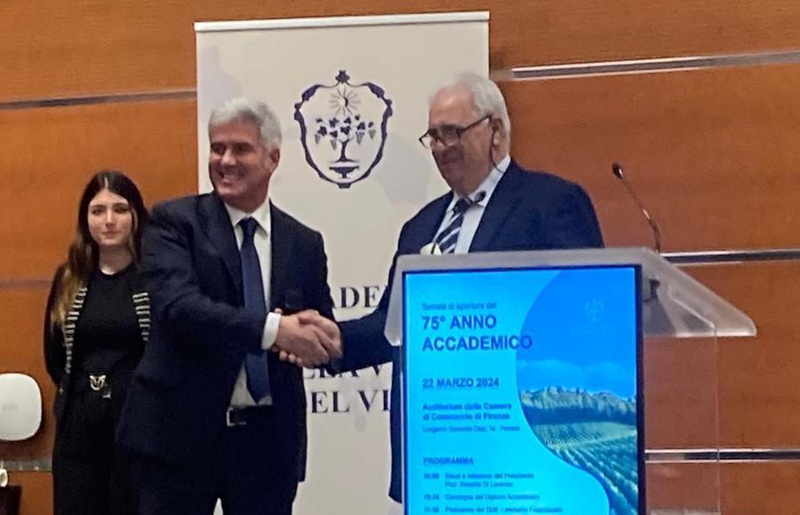 Mariano Murru e Giovanni Pinna entrano nell’Accademia italiana della Vite e del Vino