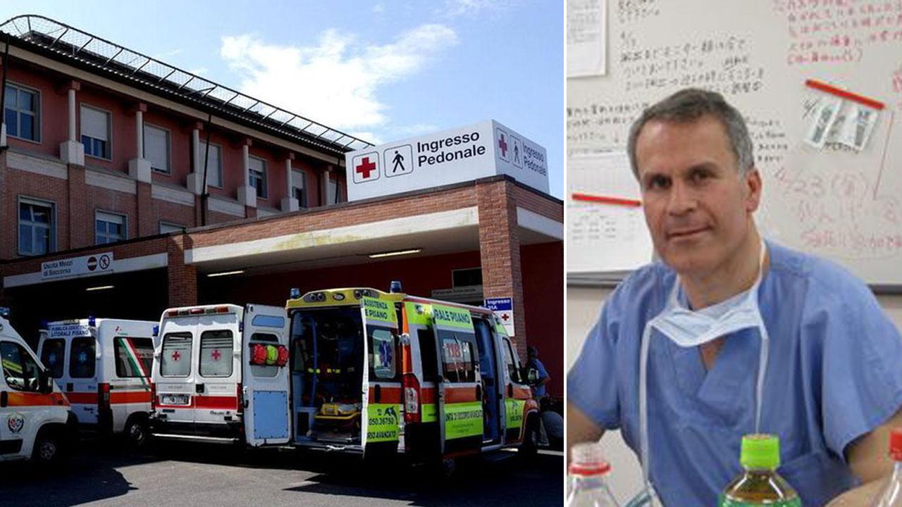 ll pronto soccorso dell’ospedale Cisanello e il dottor Gaetano Liberti responsabile di neurochirurgia