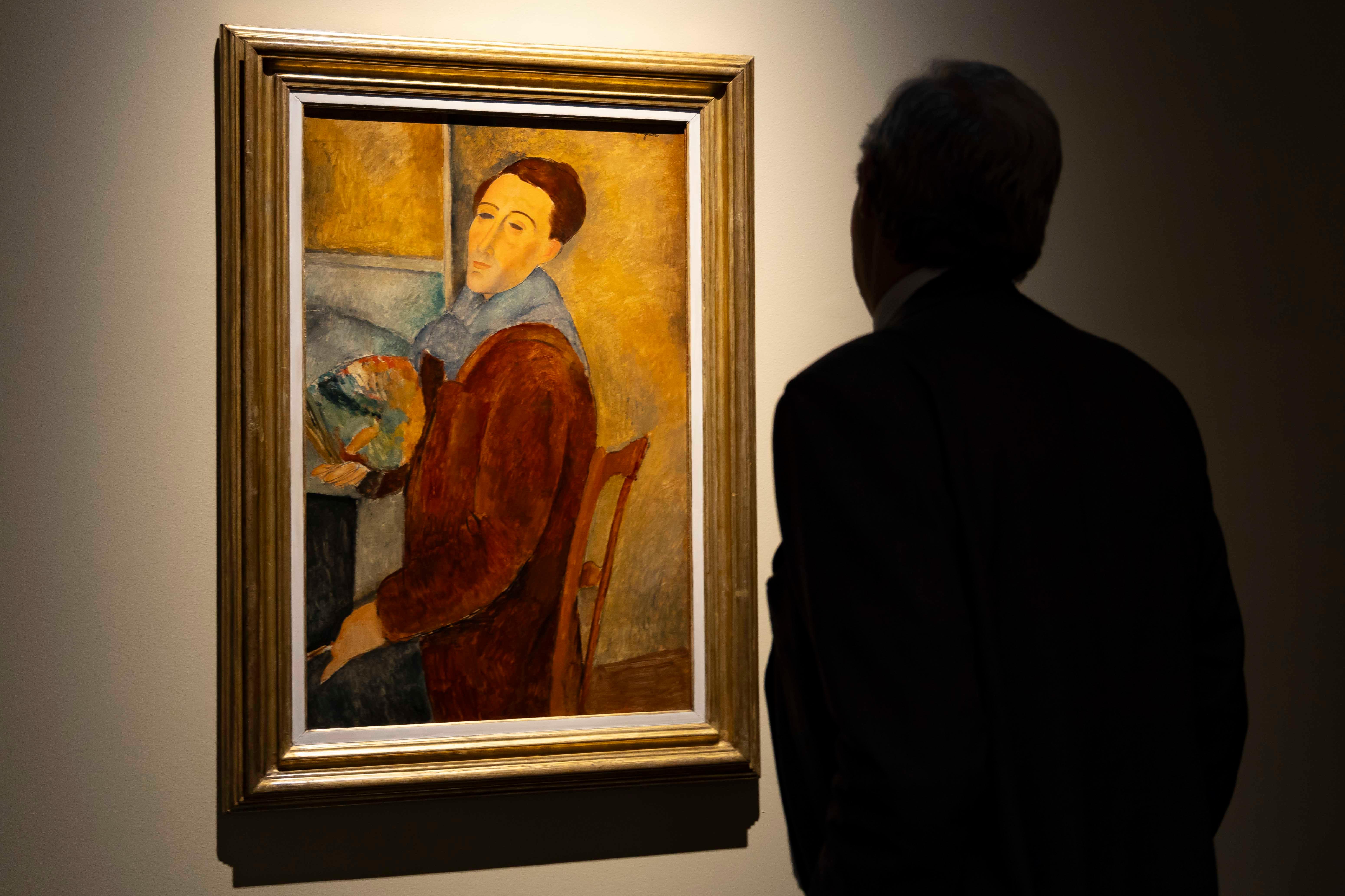 L’autoritratto di Modigliani esposto al Novecento