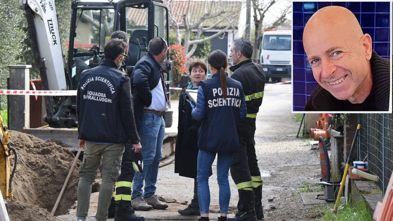 Il sopralluogo degli inquirenti sul luogo della tragedia (foto Sernacchioli)