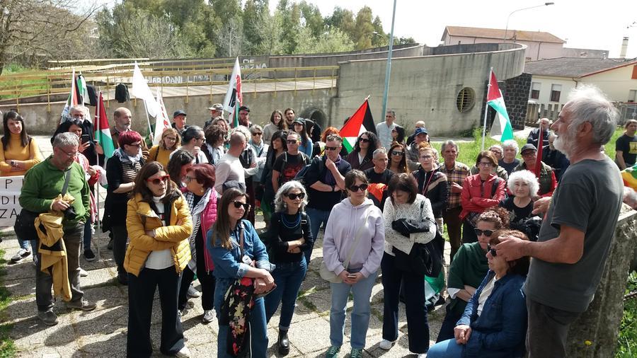 
	La manifestazione per la pace in Palestina (foto Maria Antonietta Cossu)

