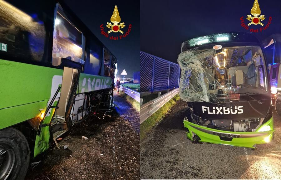 Incidente stradale tra Modena Sud e Valsamoggia: pullman contro il guardrail sull’A1, morto un 19enne. Sei feriti, uno in gravi condizioni