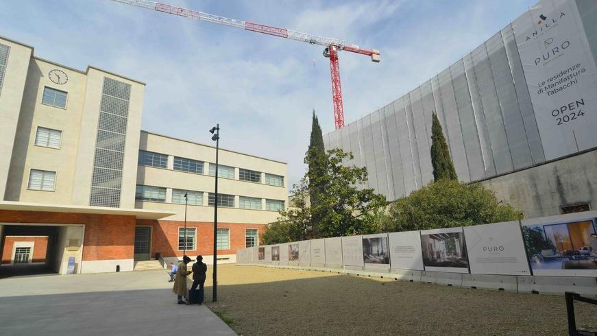 La storica area industriale è composta da sedici edifici