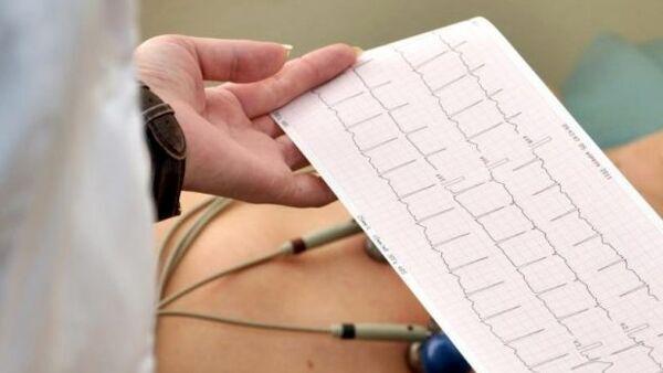 Il tracciato di un elettrocardiogramma (foto d’archivio)