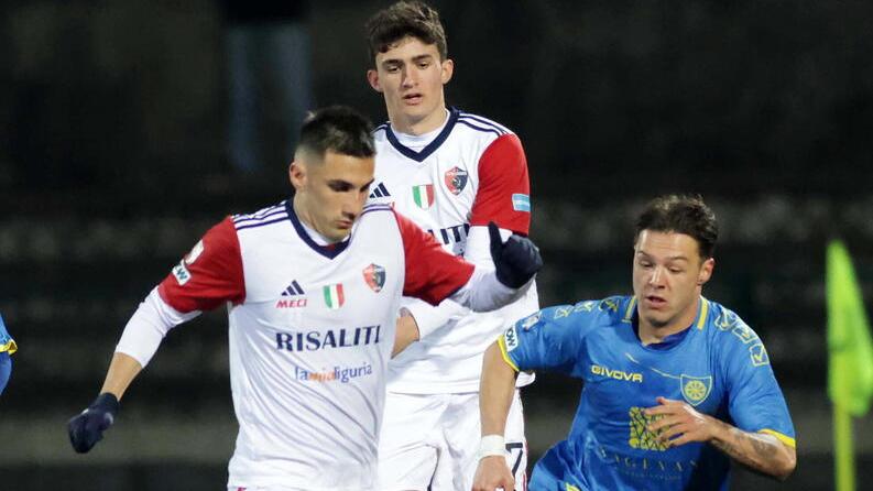 L’azzurro Cicconi in azione