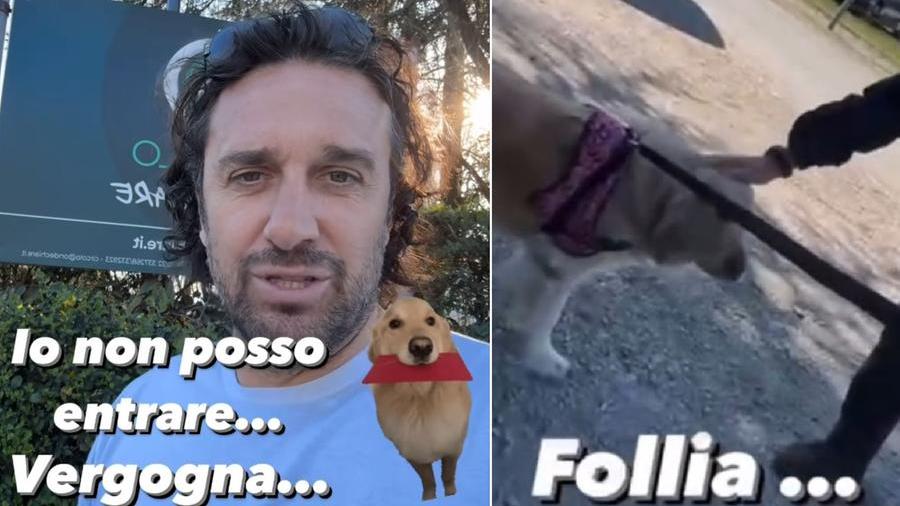 Luca Toni tenuto fuori da un circolo di Reggio Emilia: «Il mio cane non può entrare, nel 2024 è una cosa assurda»