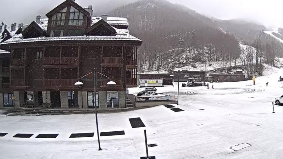 
	La nevicata all'Abetone nella mattina di marted&igrave; 26 marzo&nbsp;

