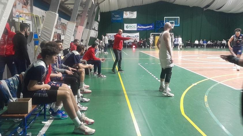 Un momento del derby di Agliana