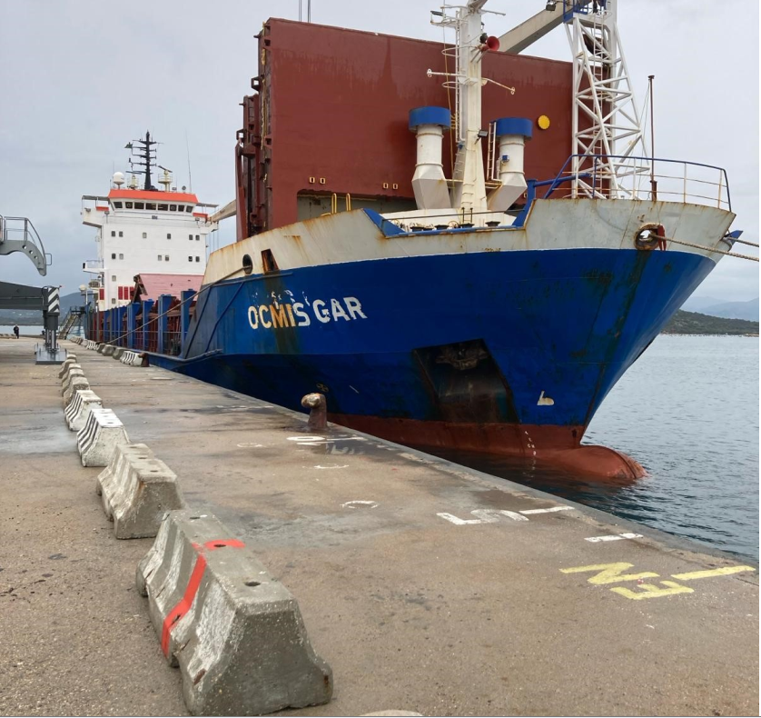 Olbia, scarsa sicurezza a bordo: la Guardia costiera ferma una nave cargo