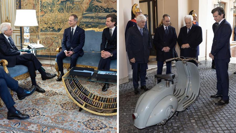 
	Mattarella riceve i vertici Piaggio

