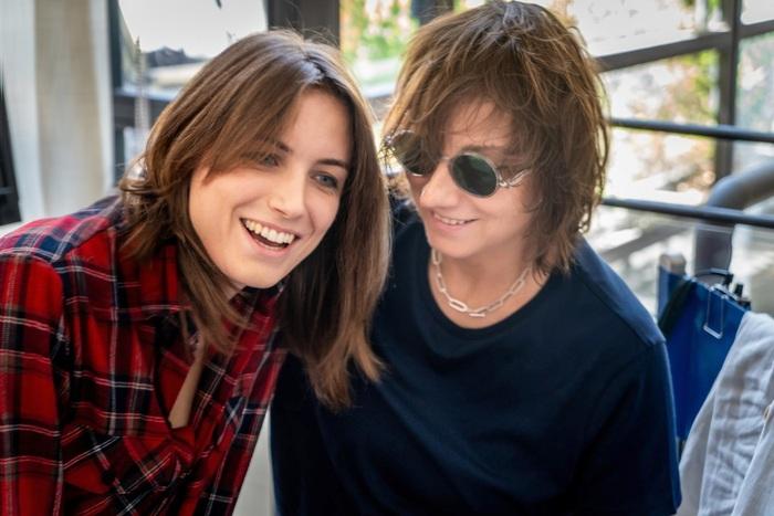 
	L&rsquo;attrice pistoiese Letizia Toni con Gianna Nannini

