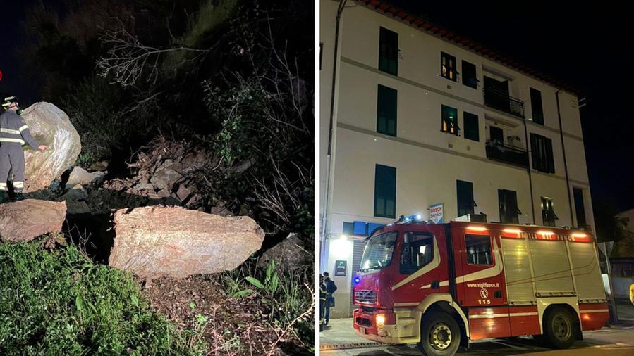 Firenze, crolla una parete rocciosa vicino a due palazzine: evacuate undici persone