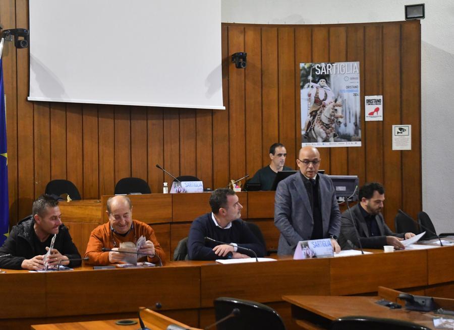 
	Il sindaco Massimiliano Sanna in consiglio comunale

