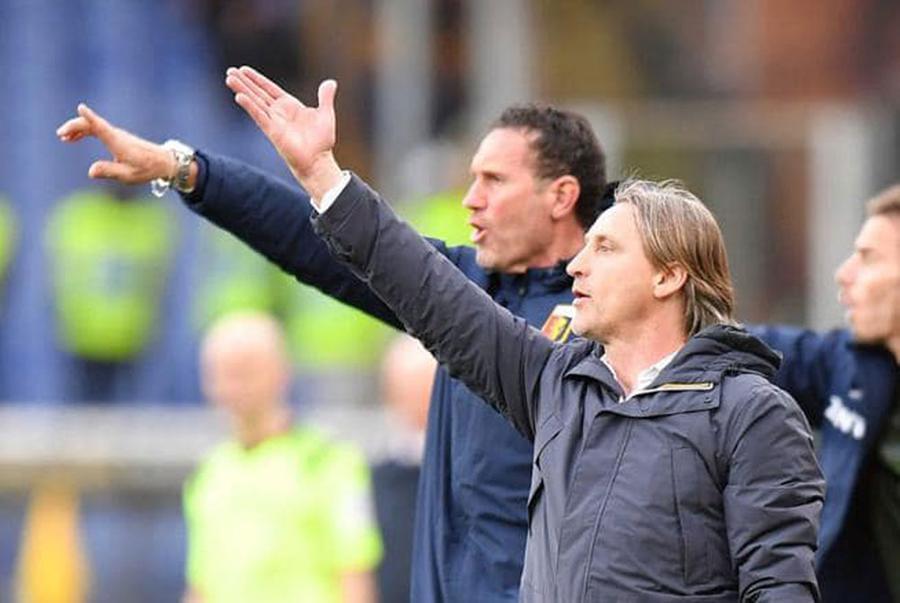 
	Davide&nbsp;Nicola con Rossano Berti ai tempi del Genoa

