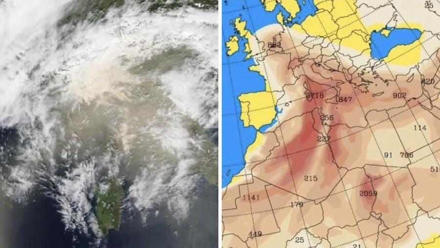 Cielo giallo in Toscana, arriva anche la pioggia di sabbia: quanto dura e i rischi per la salute